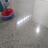 indoor polished concrete full expossed aggregate